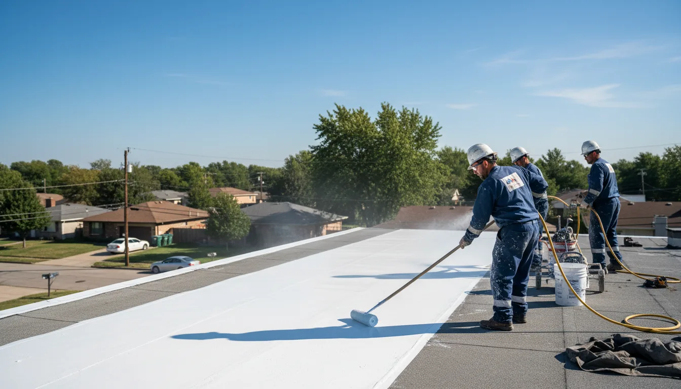 Commercial roof coating in La Salle, MI near me